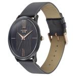 Leather Watch In Black